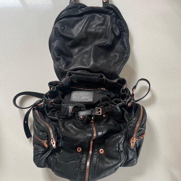 ALEXANDER WANG MARTI BACKPACK, ROSE GOLD HARDWARE main image 5